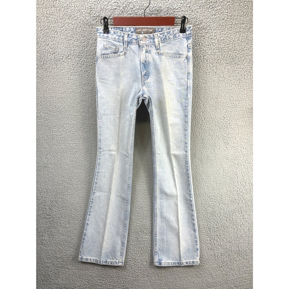 Levi's SilverTab Flare Jeans Womens 1S 28" Light Wash Denim Vintage Y2K Pants